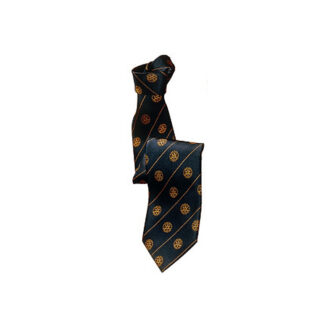 Rotary tie in dark blue with logo