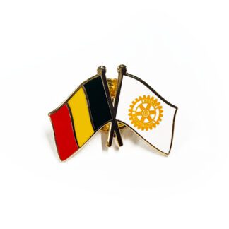 Rotary pin Belgische vlag